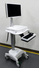 Medical ultrasound cart assembly